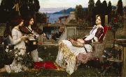 John William Waterhouse St Cecilia (m41) oil on canvas